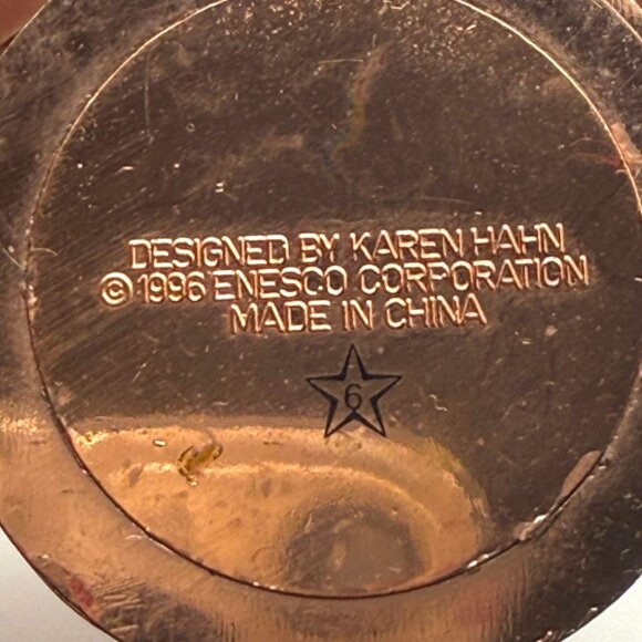 Enesco 1996 There's A Friendship Brewing Christmas Ornament Holiday Gift  In Box - Picture 6 of 11